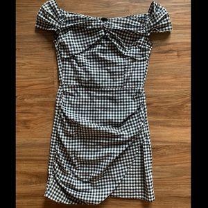 Black & White Checkered Dress